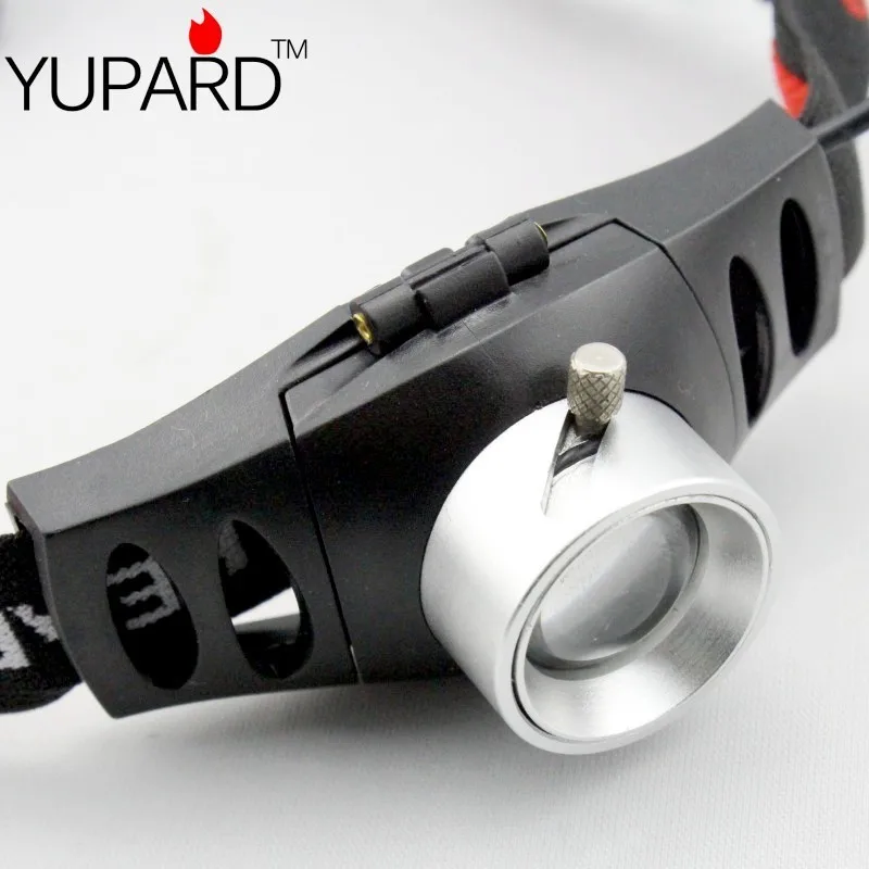 YUPARD сверхяркий светодиодный налобный фонарь CREE Q5 500 люмен масштабируемый фонарик
