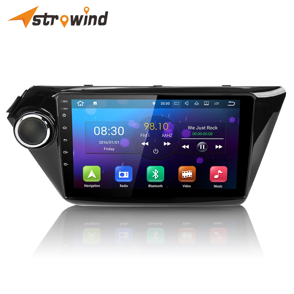 9 дюймовый 2G ОЗУ Android 7 1 телефон Стерео DVD радио плеер для Kia K2 2011 2015 Поддержка TPMS DAB +