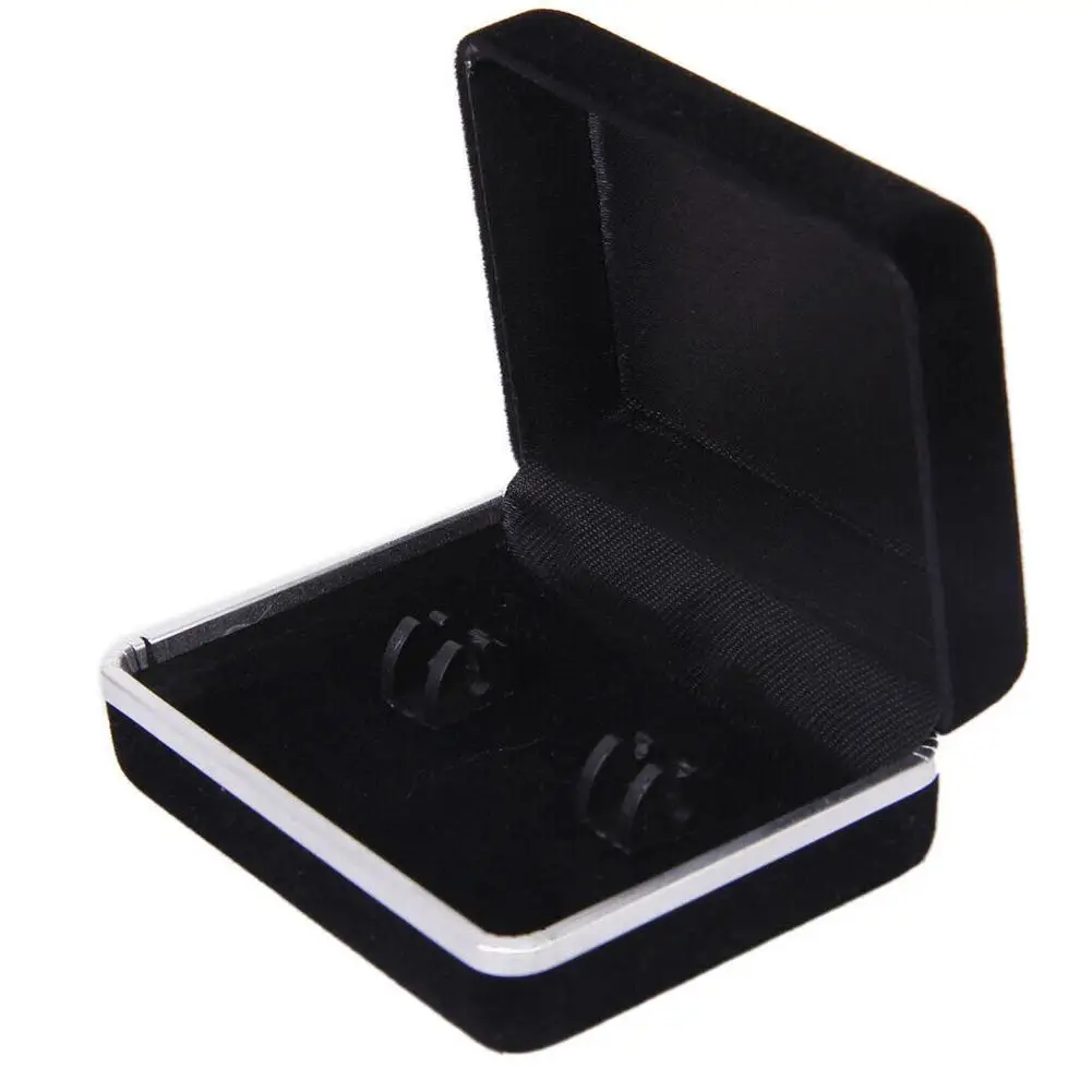 Black Flocking cufflink Box Velvet Show Cases Jewelry Show Box For Gift Jewelry packaging & display
Black Flocking cufflink Box Velvet Show Cases Jewelry Show Box For Gift Jewelry packaging & display