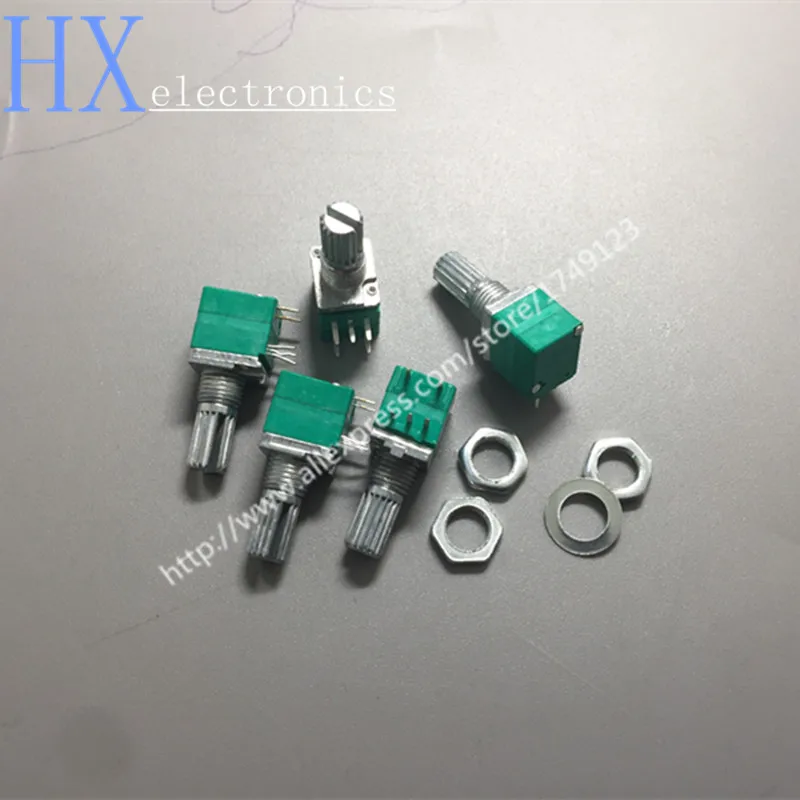 Free shipping 10PCS B50K Audio Amplifier Sealed Potentiometer 15mm Shaft 5pins with switch RV097NS
Free shipping 10PCS B50K Audio Amplifier Sealed Potentiometer 15mm Shaft 5pins with switch RV097NS