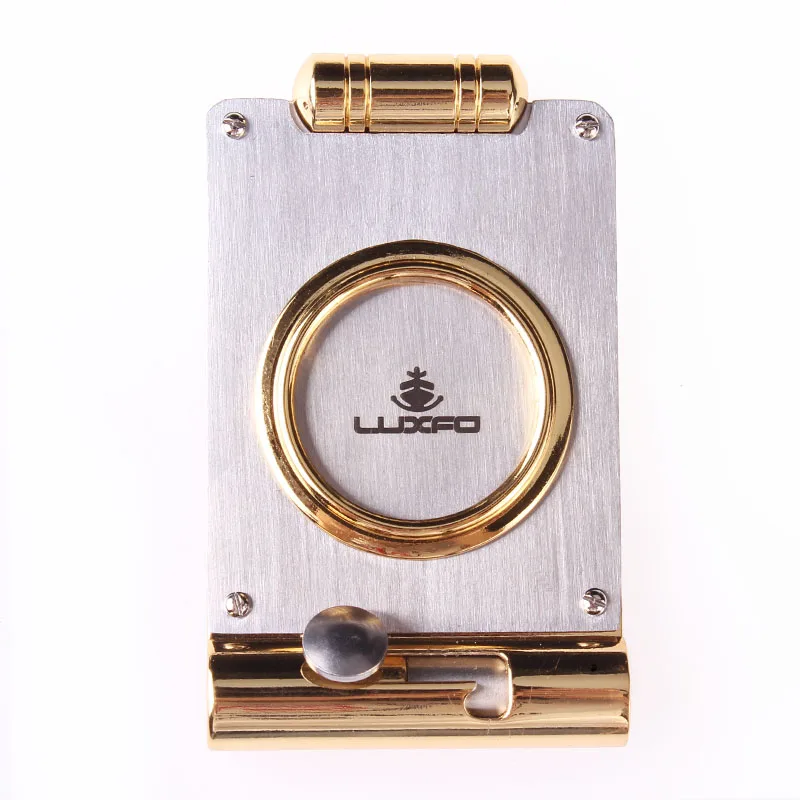 LUXFO 2 in 1 Stainless Steel Cigar Cutter With Cigar Punch Metal Guillotine In Gift Box
LUXFO 2 in 1 Stainless Steel Cigar Cutter With Cigar Punch Metal Guillotine In Gift Box