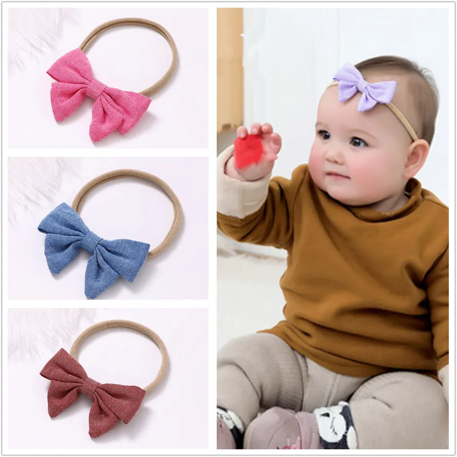 1 Pcs High Quality Handmade solid Nylon Headband Bow Headbands For cute Kids Girls Hair Accessories Headwear cloth head band
1 Pcs High Quality Handmade solid Nylon Headband Bow Headbands For cute Kids Girls Hair Accessories Headwear cloth head band