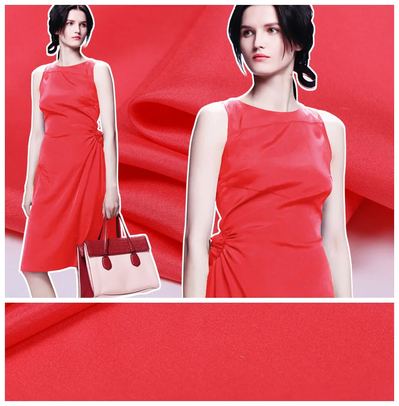 Fresh watermelon red color silk fabric advanced silkworm silk fabric silk double Palace meager skinny cloth
Fresh watermelon red color silk fabric advanced silkworm silk fabric silk double Palace meager skinny cloth