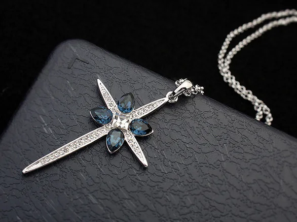 Vintage Cross Crystal From Swarovski Long Statement Necklace For Women Lady Necklaces & Pendants Fashion Jewelry
Vintage Cross Crystal From Swarovski Long Statement Necklace For Women Lady Necklaces & Pendants Fashion Jewelry