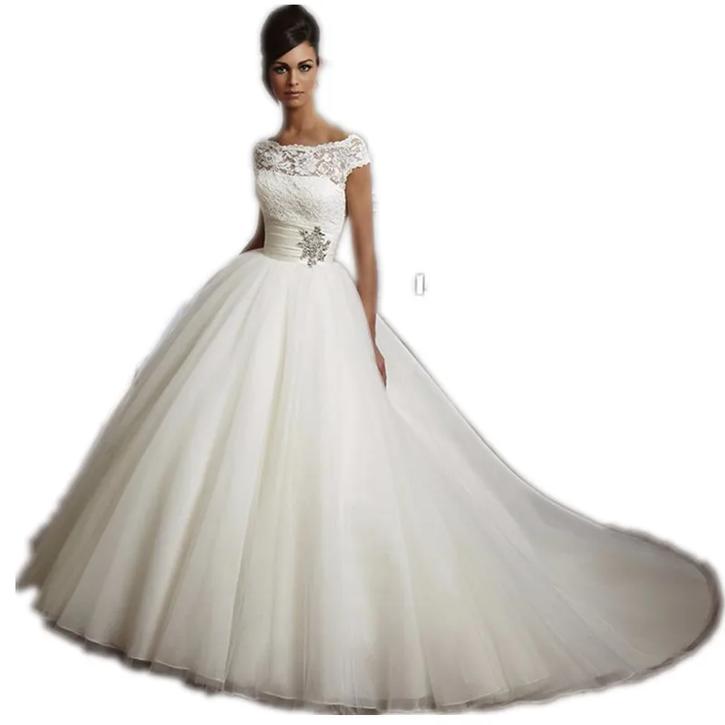 Vestido De Noiva Sexy Design Cap Sleeves Bridal Gown Beaded Perfect Marry Lace Robe De Mariage Royal Wedding Dress 2015 OV9992
Vestido De Noiva Sexy Design Cap Sleeves Bridal Gown Beaded Perfect Marry Lace Robe De Mariage Royal Wedding Dress 2015 OV9992