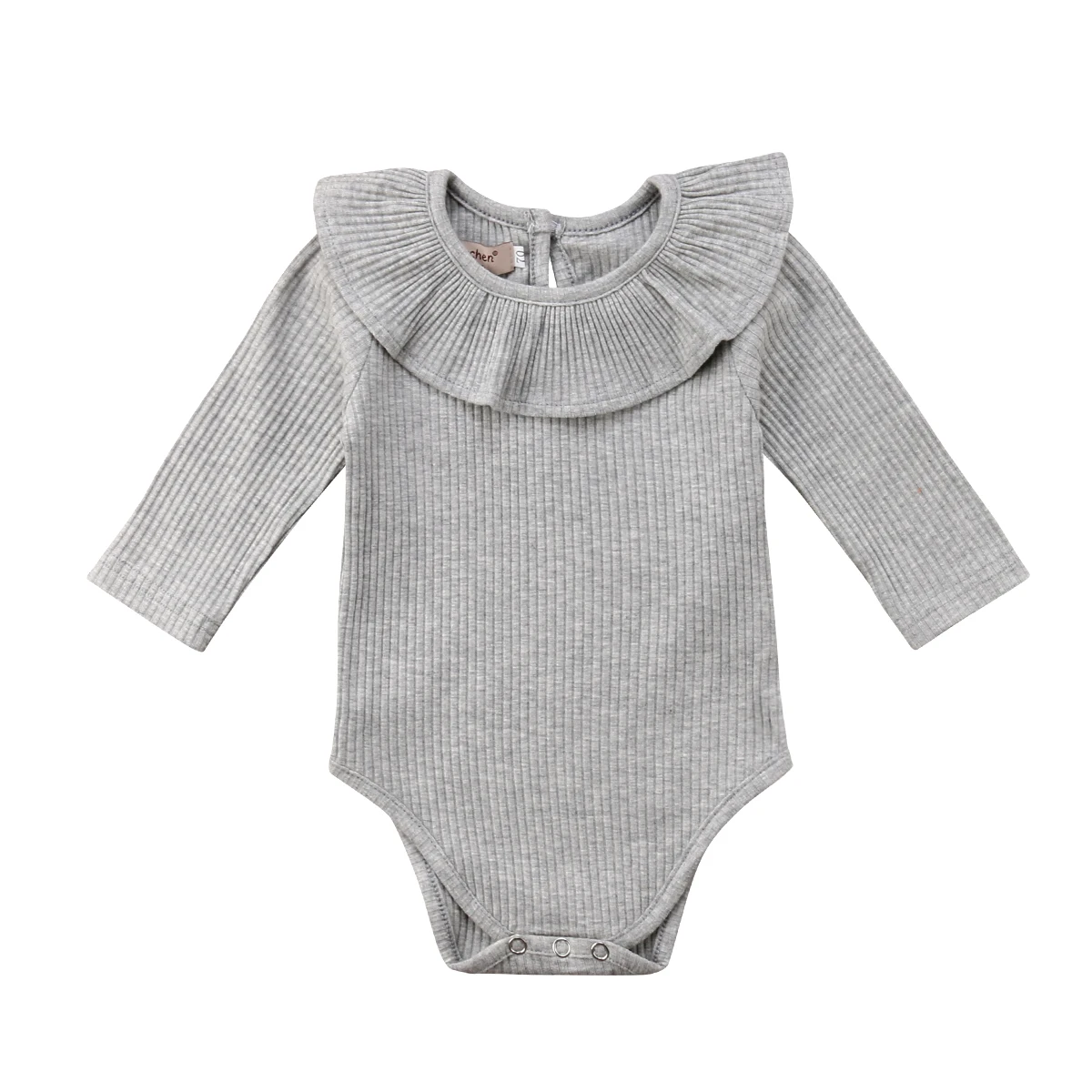 Боди с длинными рукавами и воротником в виде листка лотоса для новорожденных девочек; одежда для От 0 до 2 лет; Модная трикотажная однотонная ...
Боди с длинными рукавами и воротником в виде листка лотоса для новорожденных девочек; одежда для От 0 до 2 лет; Модная трикотажная однотонная ...