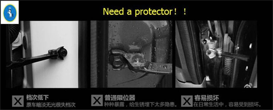 Accessories Plastic Inner Door Stop Rust Waterproof Protect Cover Trim For Hyundai Elantra 2011 - 2018 / Santa Fe 2012 - 2021
Accessories Plastic Inner Door Stop Rust Waterproof Protect Cover Trim For Hyundai Elantra 2011 - 2018 / Santa Fe 2012 - 2021
