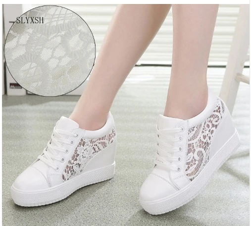Fashion Wedge Women Footwear Height Increasing women Shoes Women's casual shoes Sneakers white black shoes women size 34-40
Fashion Wedge Women Footwear Height Increasing women Shoes Women's casual shoes Sneakers white black shoes women size 34-40