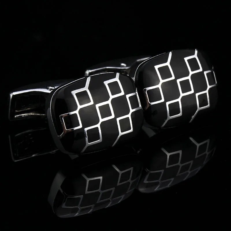 MMS Luxury Design Plated Cufflinks Men's Buisness Shirt Accessory Hot Selling Link Lattice Black Cufflinks
MMS Luxury Design Plated Cufflinks Men's Buisness Shirt Accessory Hot Selling Link Lattice Black Cufflinks