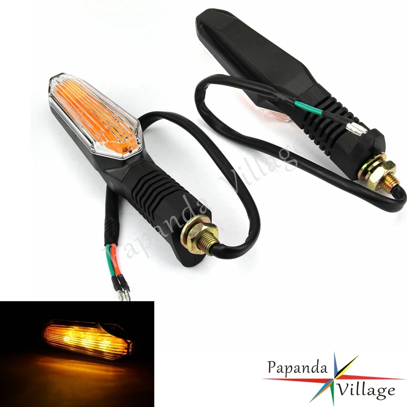 Papanda Motorcycle Universal Amber LED Turn Signals Indicators Lights Blinker for Honda CBR CB 600 1000 GSXR 10mm hole
Papanda Motorcycle Universal Amber LED Turn Signals Indicators Lights Blinker for Honda CBR CB 600 1000 GSXR 10mm hole