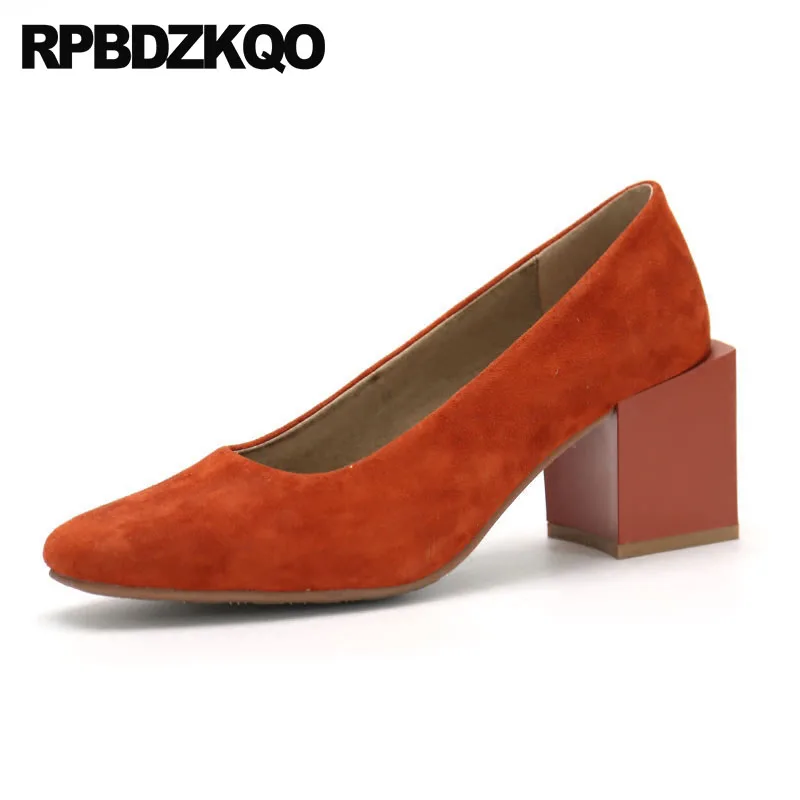 Suede 2021 Block Vintage Top Quality Retro Square Toe Pink High Heels Elegant 3 Inch Orange Pumps Shoes Size 4 34 Women Luxury
Suede 2021 Block Vintage Top Quality Retro Square Toe Pink High Heels Elegant 3 Inch Orange Pumps Shoes Size 4 34 Women Luxury