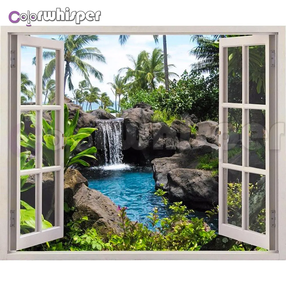 Daimond Painting 5D Full Square/Round Drill Door Window Waterfall Picture Diamond Rhinestone Crystal Cross Stitch Mosaic 852DP
Daimond Painting 5D Full Square/Round Drill Door Window Waterfall Picture Diamond Rhinestone Crystal Cross Stitch Mosaic 852DP