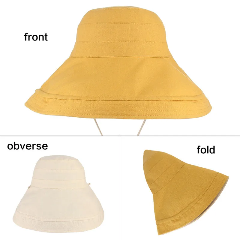 Bucket Hats Women Summer Sun Shading Elegant Double-sided Wear Fisherman Hat Womens Wide Brim Korean All-match Caps with Rope
Bucket Hats Women Summer Sun Shading Elegant Double-sided Wear Fisherman Hat Womens Wide Brim Korean All-match Caps with Rope