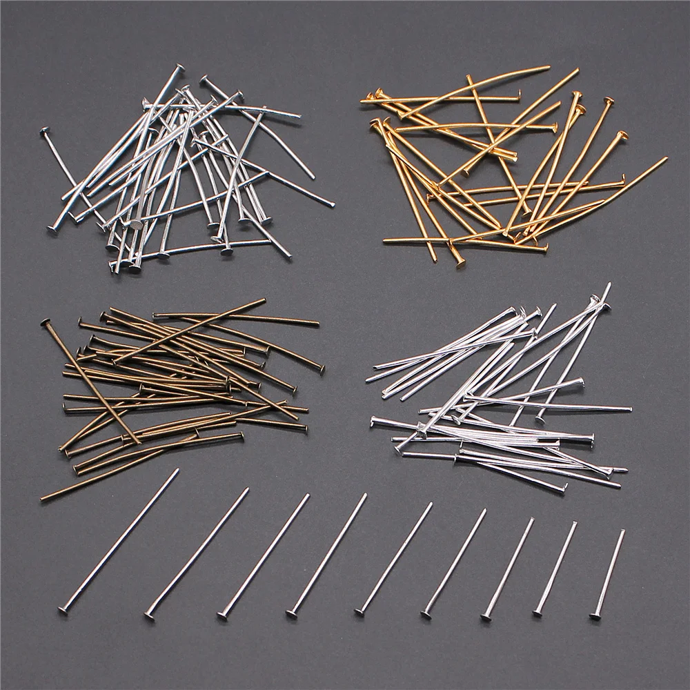 200pcs 18 20 22 24 26 28 30 32 35 mm Flat Head Pins Gold//Bronze/Rhodium Headpins For Jewelry Making Jewelry Findings
200pcs 18 20 22 24 26 28 30 32 35 mm Flat Head Pins Gold//Bronze/Rhodium Headpins For Jewelry Making Jewelry Findings