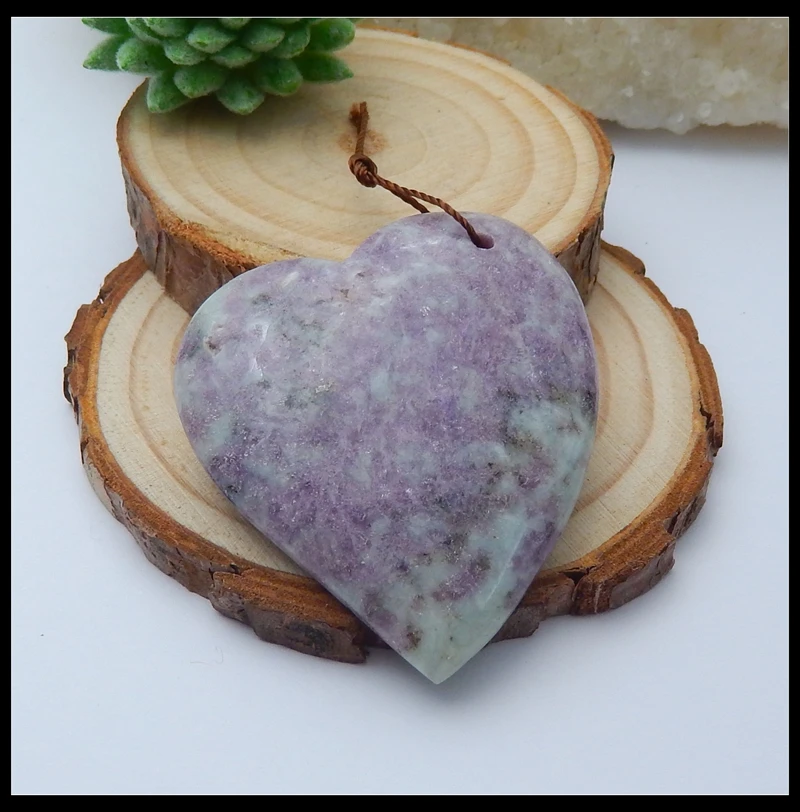 Discount!!Natural Purple Lace Jasper cheap Heart Pendant 48x40x7mm 17.8g Semiprecious Stone Fashion Jewelry Pendant Accessories
Discount!!Natural Purple Lace Jasper cheap Heart Pendant 48x40x7mm 17.8g Semiprecious Stone Fashion Jewelry Pendant Accessories