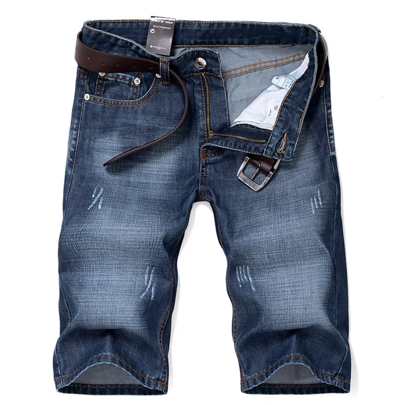 2017 Новые Летние Стильные мужские короткие джинсы деним повседневные модные
