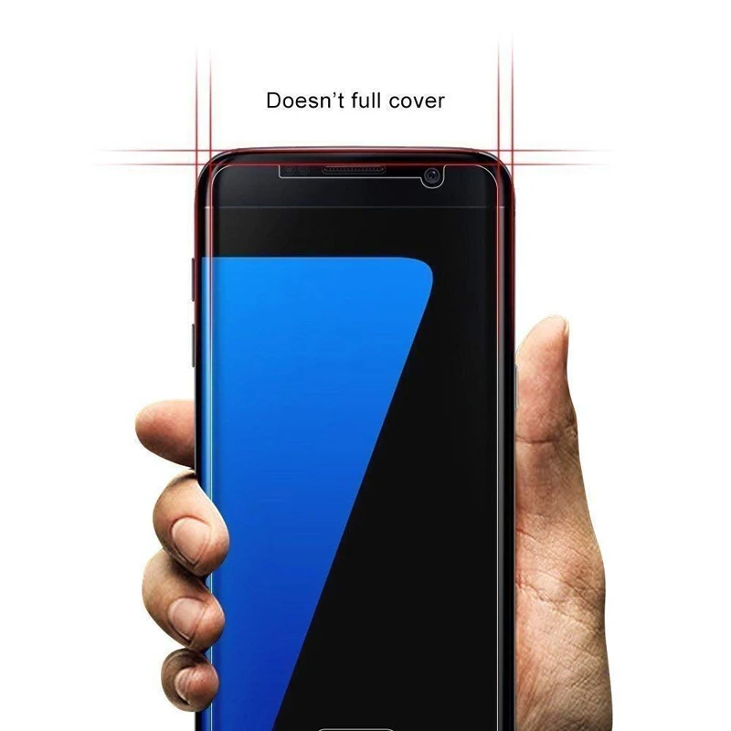 Закаленное стекло 9H для Samsung Galaxy S8 S9 S6 S7 S5 Note 3 4 5 Защитная пленка экрана 2.5D A3 A5 A7 2017