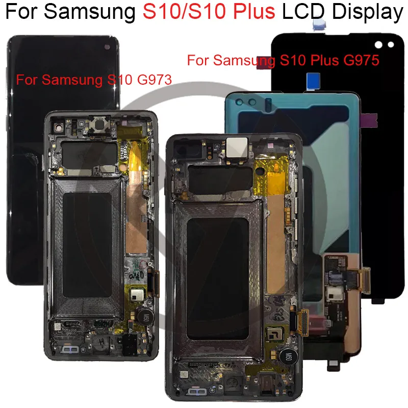 ЖК дисплей с дигитайзером сенсорного экрана для Samsung S10 Plus G9750 s10 + s10plus SAMSUNG