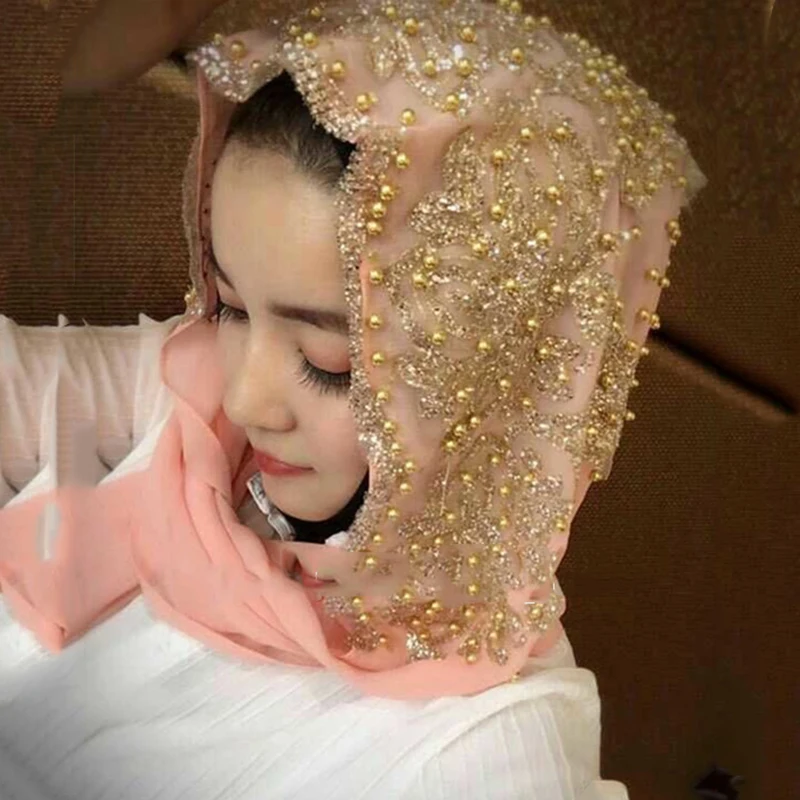 Хиджаб мусульманский исламский шарф шарфы для женщин длинный подшлемник