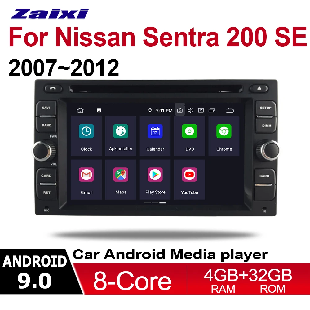 For Nissan Sentra 200 SE 2007-2012 Accessories Car Android Multimedia Player Radio HD Screen DSP Stereo GPS Navigation System
For Nissan Sentra 200 SE 2007-2012 Accessories Car Android Multimedia Player Radio HD Screen DSP Stereo GPS Navigation System