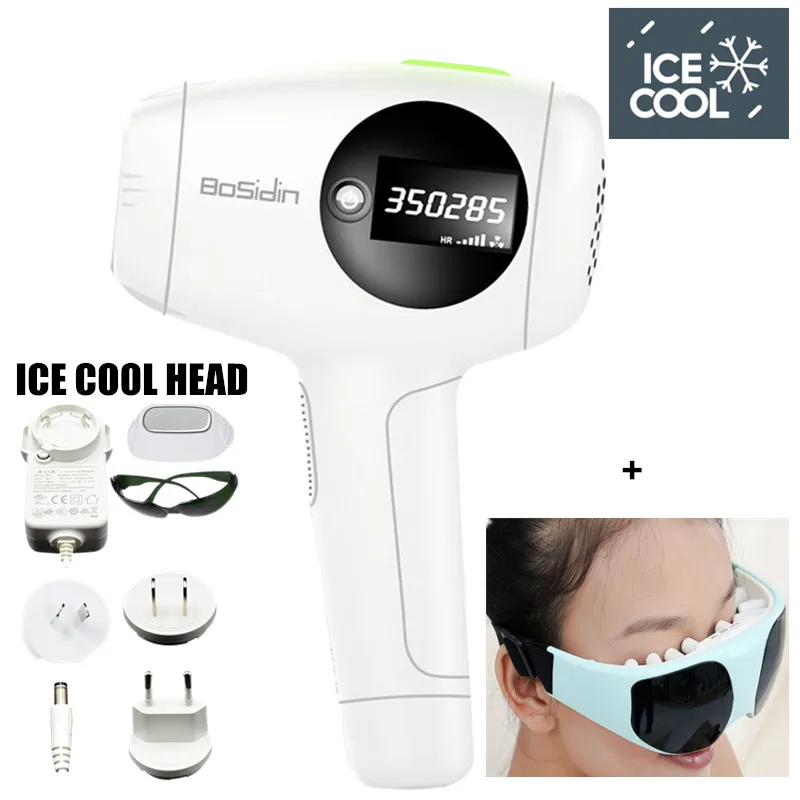 Аппарат для безболезненного удаления волос Bosidin Ice cool IPL, лазерный эпилятор, удаление волос постоянным образом, эпилятор для тела Бикини
Аппарат для безболезненного удаления волос Bosidin Ice cool IPL, лазерный эпилятор, удаление волос постоянным образом, эпилятор для тела Бикини