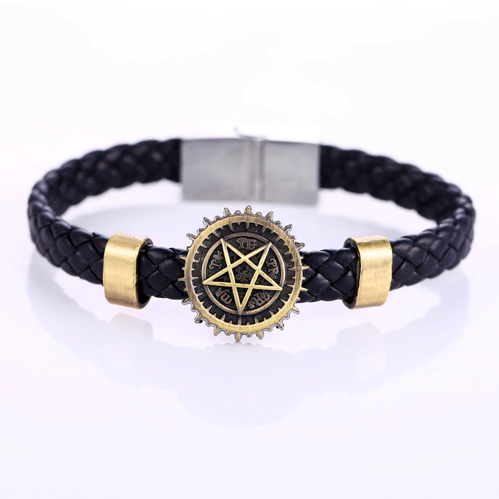 Hot selling Kuroshitsuji black butler bracelet anime punk cosplay bracelets Supernatural bracelet wholesale price
Hot selling Kuroshitsuji black butler bracelet anime punk cosplay bracelets Supernatural bracelet wholesale price