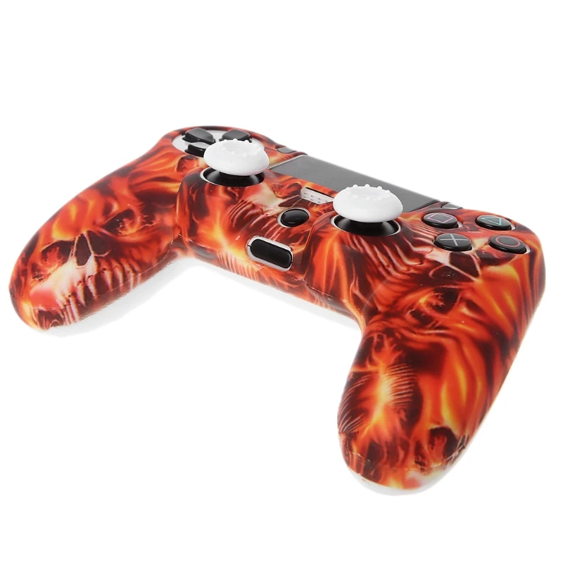 Silicone Gamepad Skin Grip Cover Protector Case + 2 Caps Kit For PS4 Controller
Silicone Gamepad Skin Grip Cover Protector Case + 2 Caps Kit For PS4 Controller