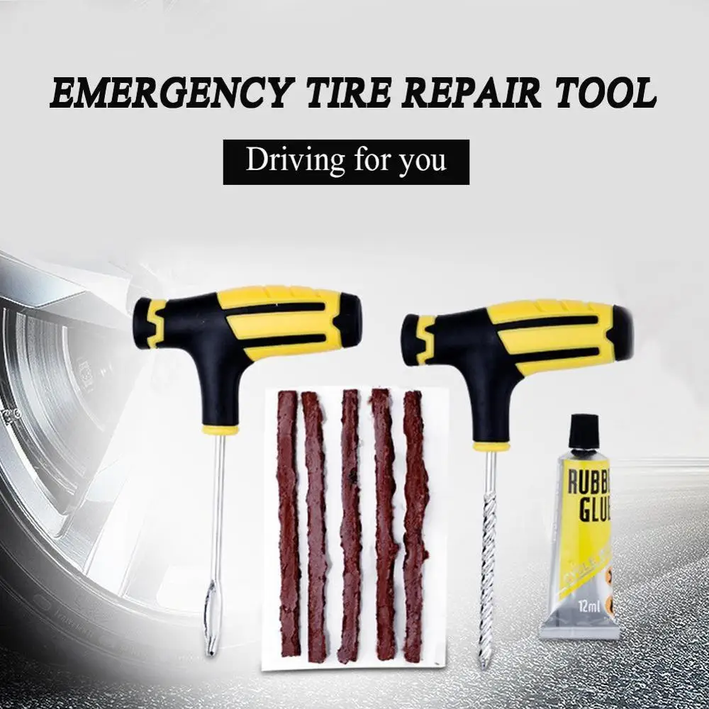 Car Tire Repair Tool Tire Repair Kit Studding Tool Set Auto Bike Tubeless Tire Tyre Puncture Plug Garage Car Accessories
Car Tire Repair Tool Tire Repair Kit Studding Tool Set Auto Bike Tubeless Tire Tyre Puncture Plug Garage Car Accessories