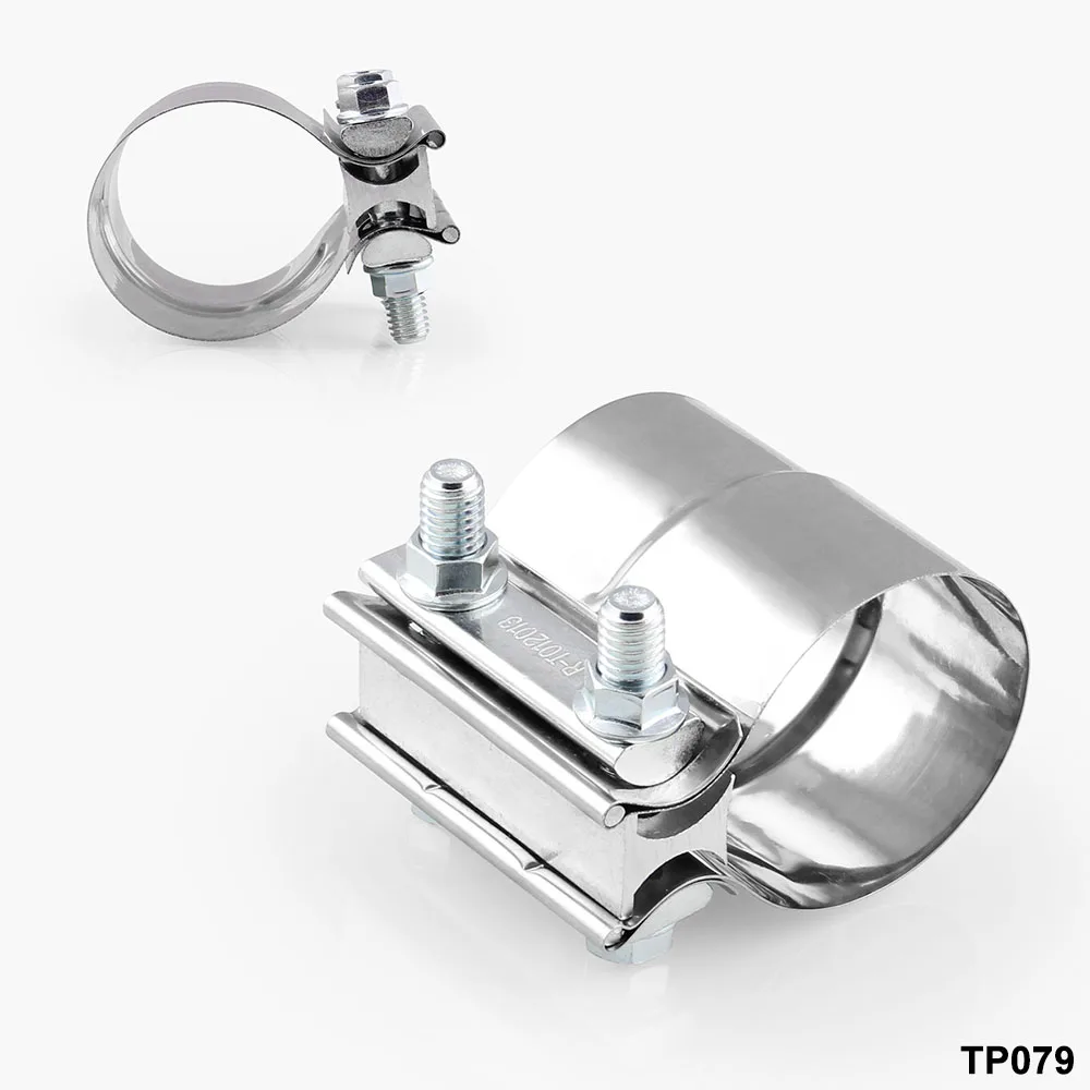 Free Shipping 2.25" to 2.5" High Strength Stainless Steel T Bolt Hose Clamp Kit Turbo With Screw And TP079-2.5 | Автомобили и