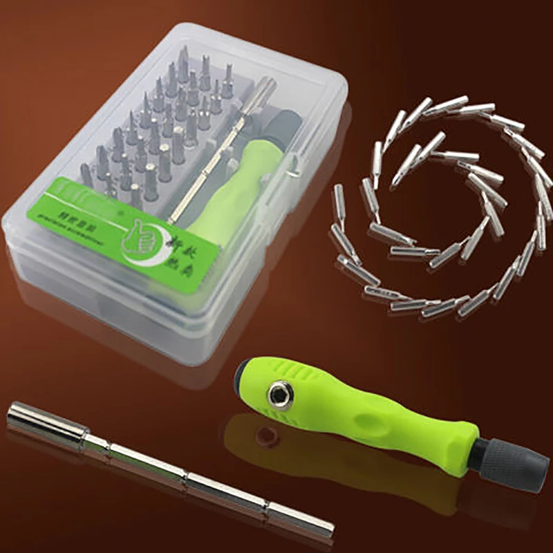 1set 32in1 Multifunction Precision Torx Screwdriver Set Mobile Phone Repair Tool Kit
1set 32in1 Multifunction Precision Torx Screwdriver Set Mobile Phone Repair Tool Kit