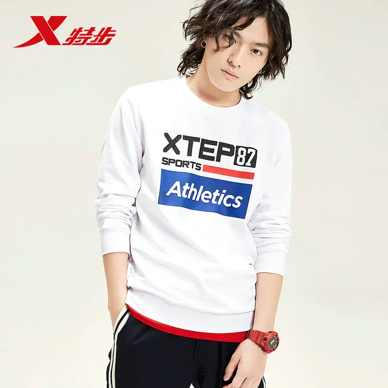 Xtep Men's Sports Hoodies Autumn New Fashion Round O-neck Comfortable Casual Knit Sportwear Hoodies Sweaters 881329059200
Xtep Men's Sports Hoodies Autumn New Fashion Round O-neck Comfortable Casual Knit Sportwear Hoodies Sweaters 881329059200