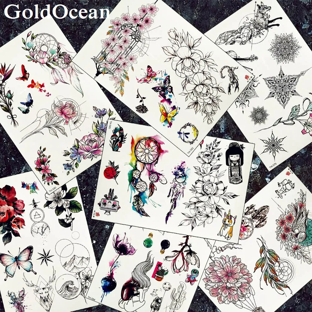 Women Arm Neck Art Tattoos Stickers Sexy Henna DreamCatcher Flower Tattoos Temporary Girls Flash Butterlfy Waterproof Tatto
Women Arm Neck Art Tattoos Stickers Sexy Henna DreamCatcher Flower Tattoos Temporary Girls Flash Butterlfy Waterproof Tatto