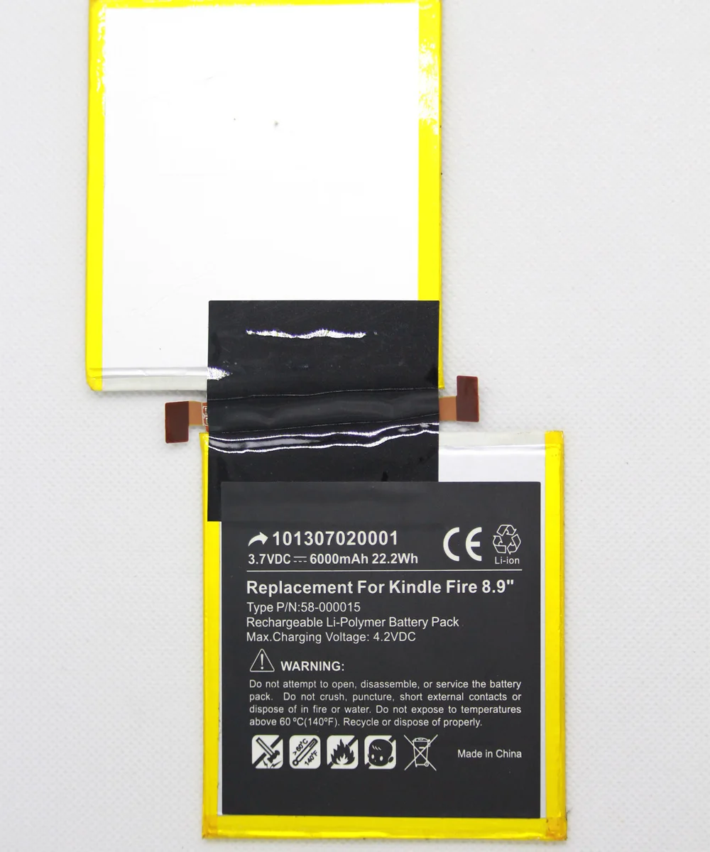 6000mAh Lithium Replacement battery for Kindle Fire HD 8.9" 3HT7G S2012-002 S2012-002-D 58-000015 Tablet battery + tools
6000mAh Lithium Replacement battery for Kindle Fire HD 8.9" 3HT7G S2012-002 S2012-002-D 58-000015 Tablet battery + tools