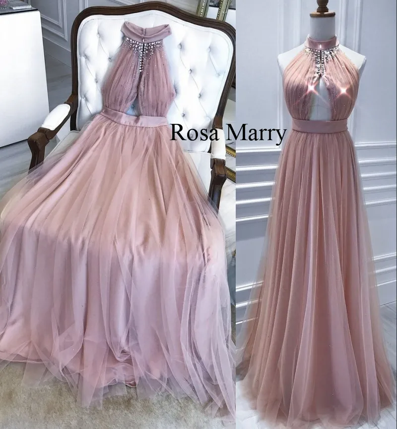 Blush Pink Crystals Plus Size Cheap Prom Dresses 2019 A Line Keyhole Neck vestidos de fiesta de noche largos Formal Party Gowns
Blush Pink Crystals Plus Size Cheap Prom Dresses 2019 A Line Keyhole Neck vestidos de fiesta de noche largos Formal Party Gowns