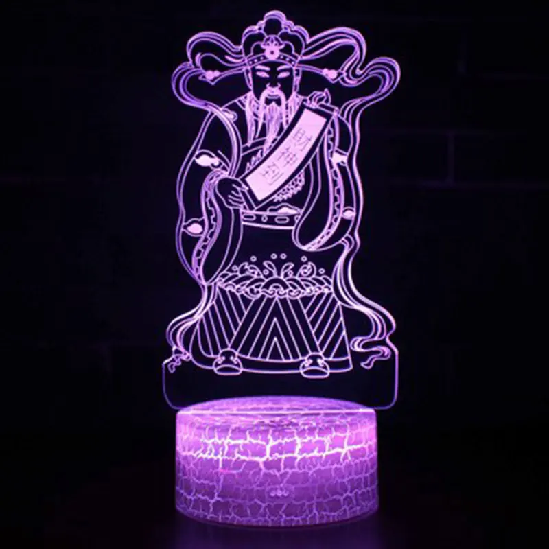 God of wealth theme 3D Lamp LED night light 7 Color Change Touch Mood Lamp Christmas present Dropshippping
God of wealth theme 3D Lamp LED night light 7 Color Change Touch Mood Lamp Christmas present Dropshippping