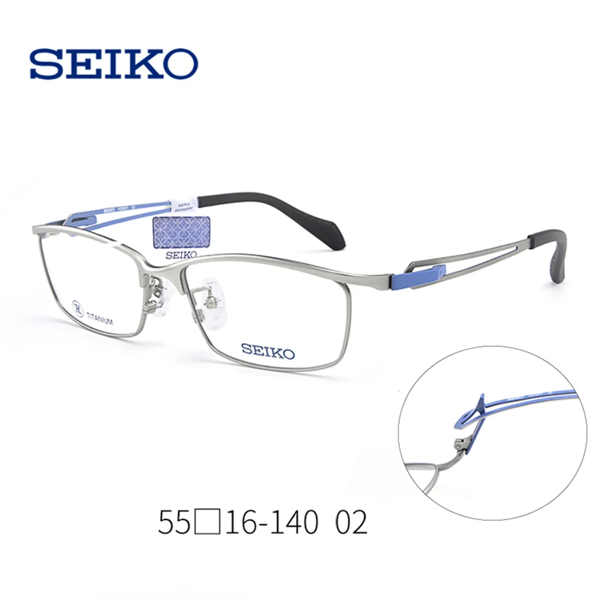 SEIKO Titanium Glasses Frame Men Flexible Dioptric Eyeglasses with dioptria Rectangle Men Optical Spectacles Frames HZ3601
SEIKO Titanium Glasses Frame Men Flexible Dioptric Eyeglasses with dioptria Rectangle Men Optical Spectacles Frames HZ3601