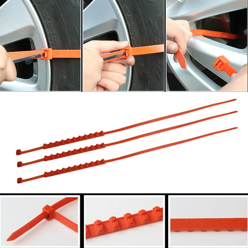 POSSBAY 10Pcs Snow Chains for Car Tire Wheel Belt Anti Slip Anti-skid Auto Wheels Belt Tyres Chain Non Slip Tires Car Parts
POSSBAY 10Pcs Snow Chains for Car Tire Wheel Belt Anti Slip Anti-skid Auto Wheels Belt Tyres Chain Non Slip Tires Car Parts