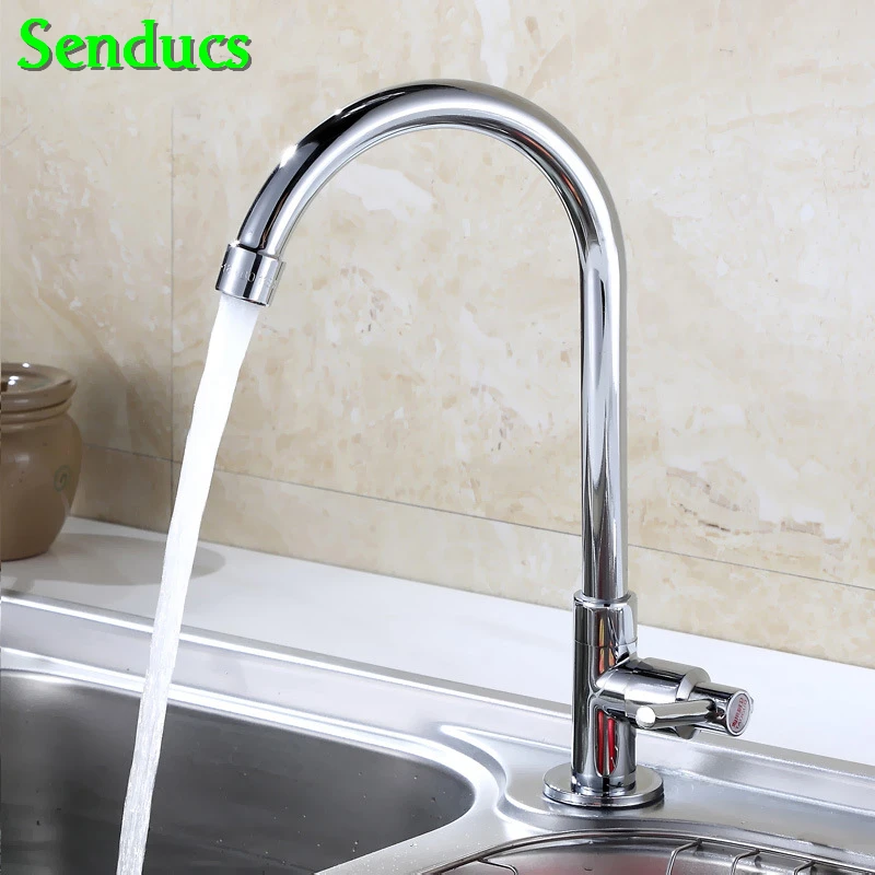 Senducs Single Cold Kitchen Faucet Hot Sale Polished Chrome Cold Kitchen Sink Faucet with Quality Brass Cold Kitchen Faucets
Senducs Single Cold Kitchen Faucet Hot Sale Polished Chrome Cold Kitchen Sink Faucet with Quality Brass Cold Kitchen Faucets