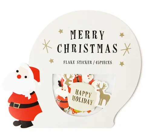 45pc/Pack Christmas Decoration Sticker Pack Santa Claus Snowman Modeling Diary Decoration Paper Christmas Stickers
45pc/Pack Christmas Decoration Sticker Pack Santa Claus Snowman Modeling Diary Decoration Paper Christmas Stickers