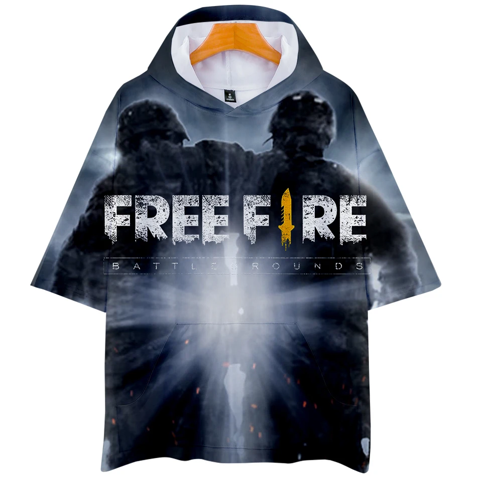Футболка бейсбольная FREE FIRE Pop женская модная короткая тенниска в стиле хип хоп