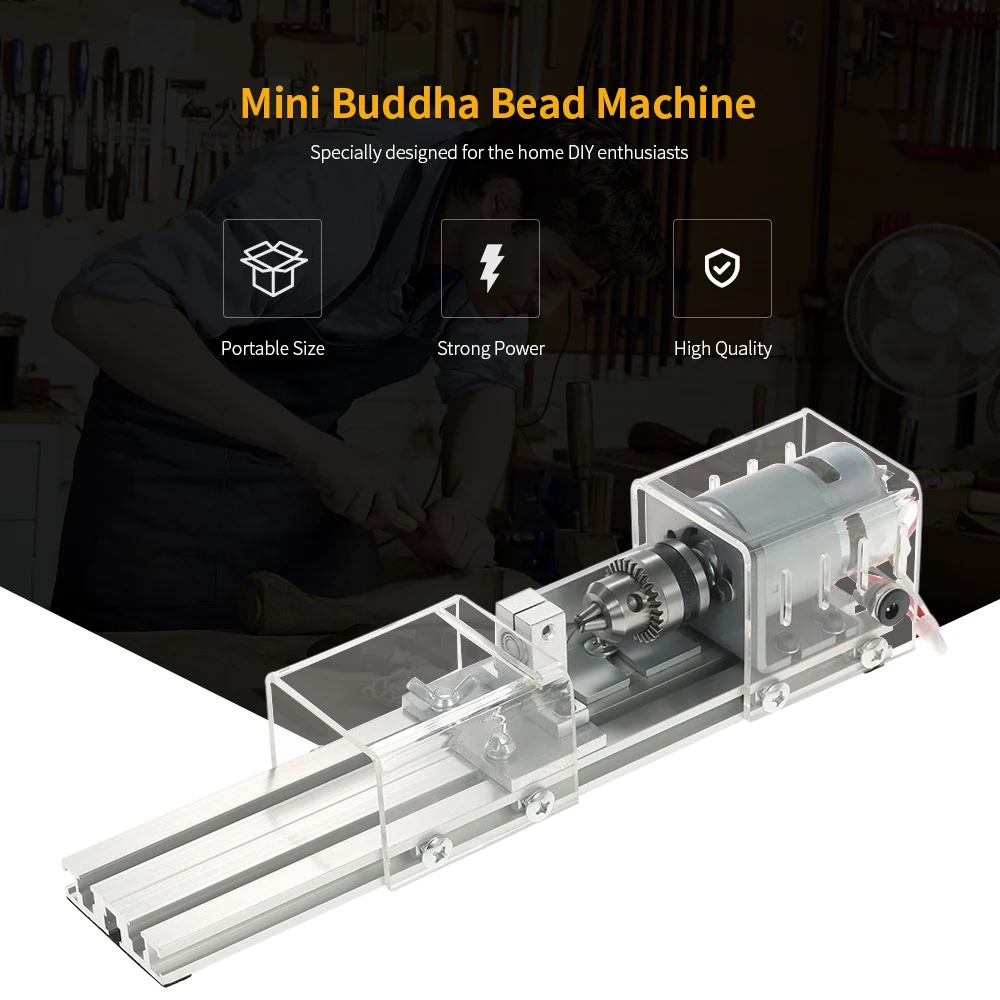 100W cnc Mini lathe machine tools Wood Lathe Drill Rotary Tool DIY Woodworking Buddha Pearl Grinding Polishing Beads 12-24VDC
100W cnc Mini lathe machine tools Wood Lathe Drill Rotary Tool DIY Woodworking Buddha Pearl Grinding Polishing Beads 12-24VDC