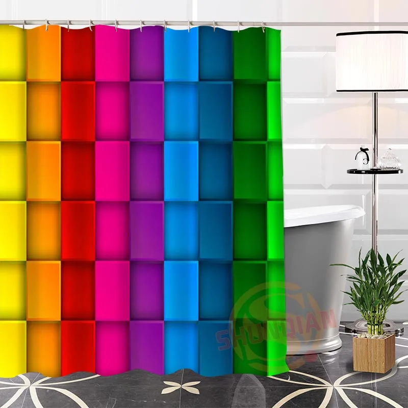 New Eco-friendly Custom Unique Color background Fabric Modern Shower Curtain bathroom With Hooks for yourself H0220-9
New Eco-friendly Custom Unique Color background Fabric Modern Shower Curtain bathroom With Hooks for yourself H0220-9