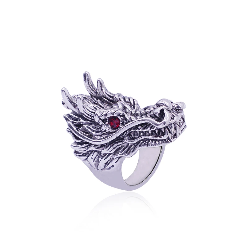 Punk Animal Ring Domineering Dragon Head Ring Inlaid Rhinestone Personality Red Eye Faucet Rings For Men Jewelry Drop Shipping
Punk Animal Ring Domineering Dragon Head Ring Inlaid Rhinestone Personality Red Eye Faucet Rings For Men Jewelry Drop Shipping