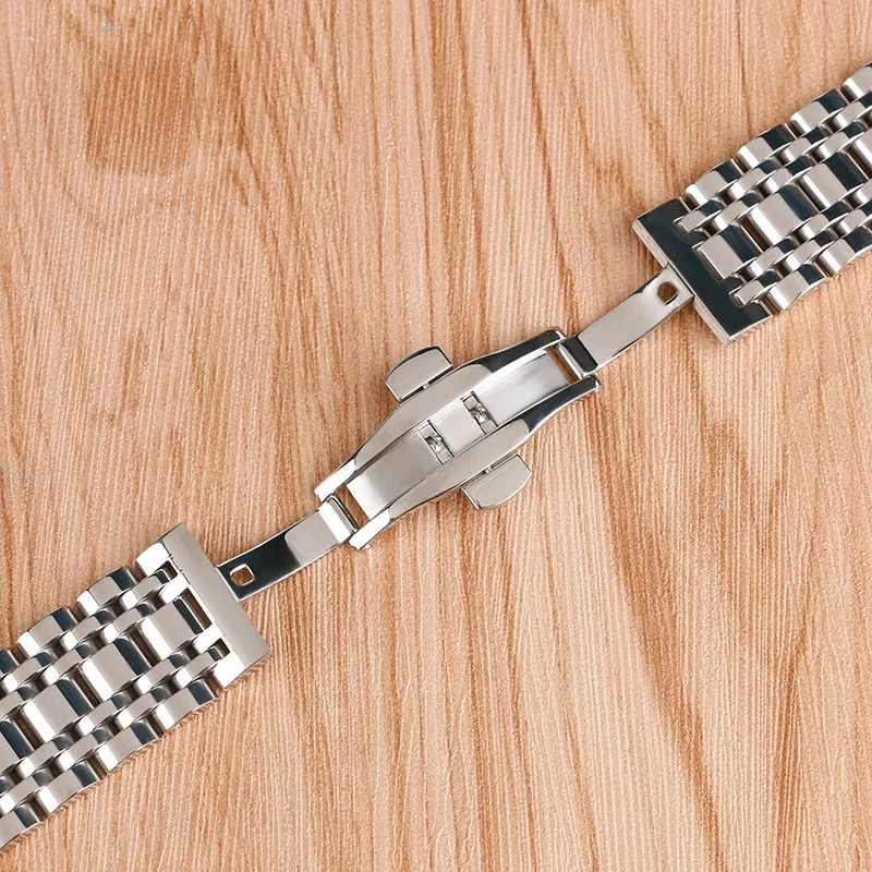 20mm 22mm 24mm High Quality Stainless Steel Band for Men Women Watch Adjustable Steel Strap Replacement Wristwatch Silver Bangle
20mm 22mm 24mm High Quality Stainless Steel Band for Men Women Watch Adjustable Steel Strap Replacement Wristwatch Silver Bangle