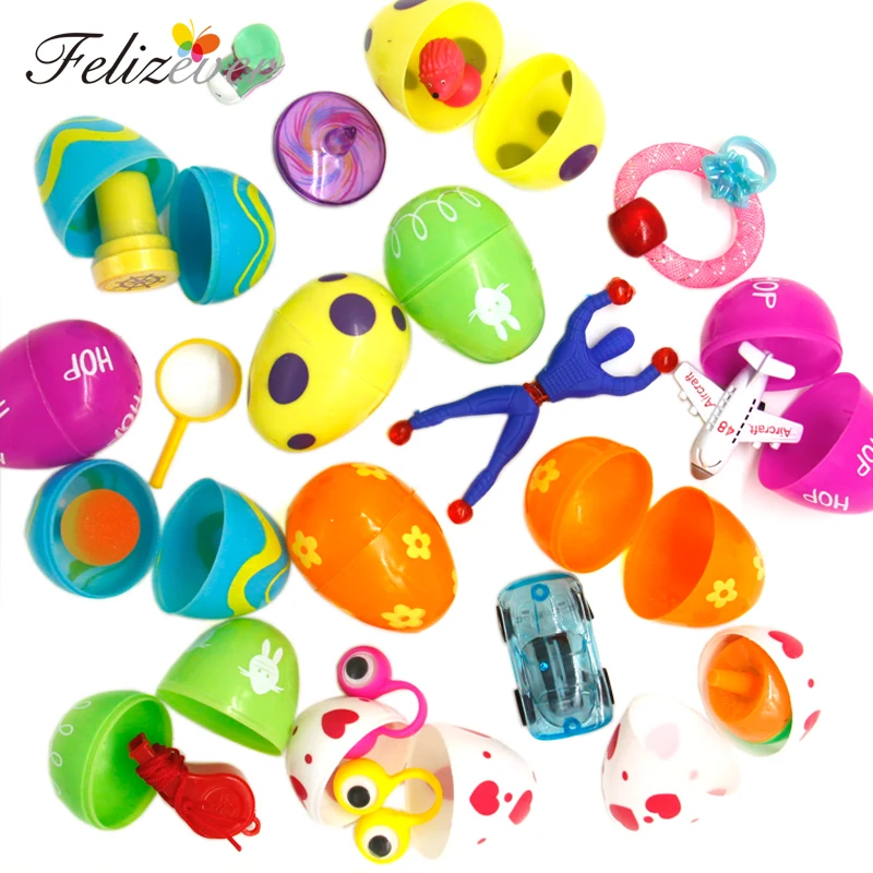 12 Toys Filled Easter Eggs Surprise Eggs Measure 2 Inches Great for Easter Eggs Hunt Easter Party Favors Supplies Pinata Gifts
12 Toys Filled Easter Eggs Surprise Eggs Measure 2 Inches Great for Easter Eggs Hunt Easter Party Favors Supplies Pinata Gifts