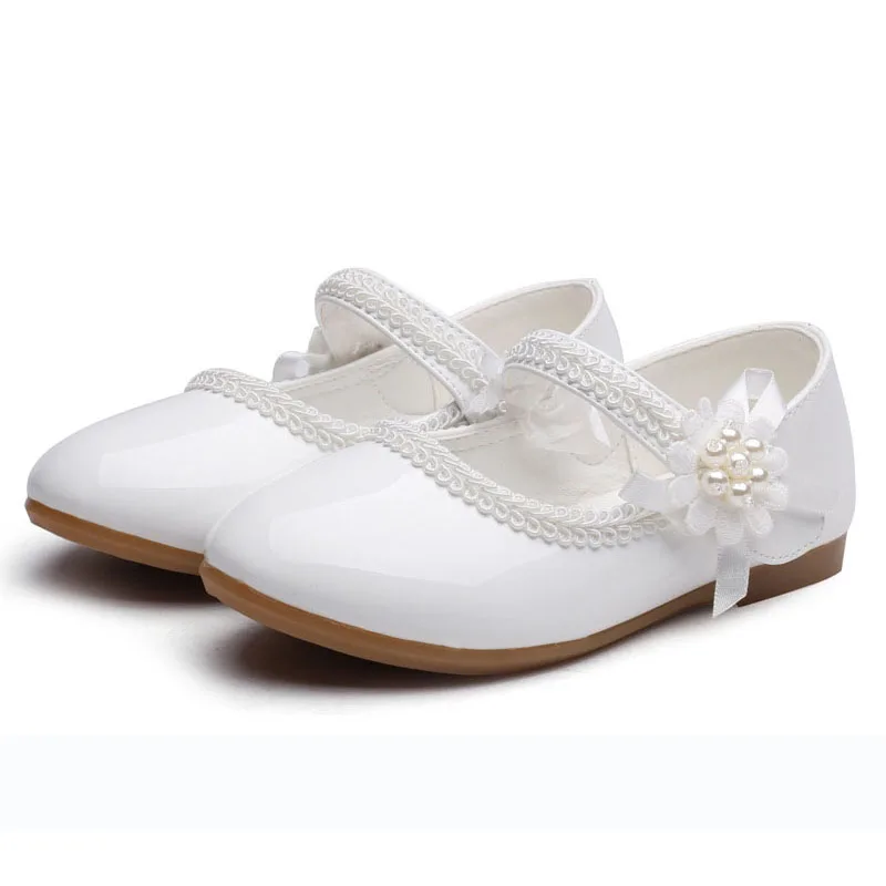 1 2 3 4 5 6 7 Years New Flower Children Little Girls White Pearl Leather Shoes For Girls Kids Party Wedding Princess Dress Shoes
1 2 3 4 5 6 7 Years New Flower Children Little Girls White Pearl Leather Shoes For Girls Kids Party Wedding Princess Dress Shoes