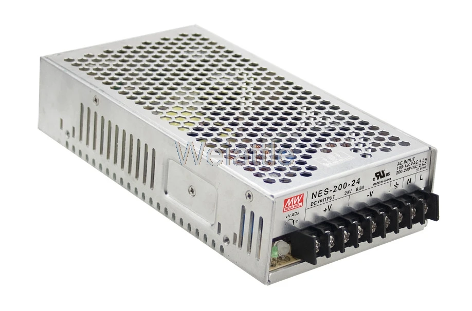 MEAN WELL original NES-200-7.5 7.5V 27A meanwell NES-200 7.5V 202.5W Single Output Switching Power Supply
MEAN WELL original NES-200-7.5 7.5V 27A meanwell NES-200 7.5V 202.5W Single Output Switching Power Supply