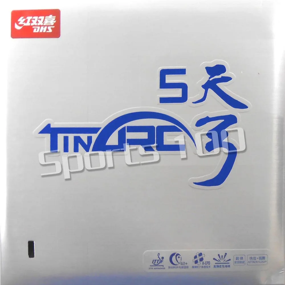 DHS TinArc5 TinArc-5 TinArc 5 Pimples In Table Tennis or PingPong Rubber with Sponge
DHS TinArc5 TinArc-5 TinArc 5 Pimples In Table Tennis or PingPong Rubber with Sponge
