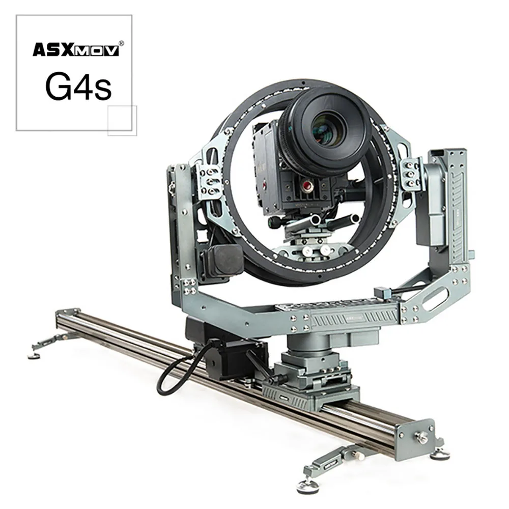 ASXMOV G4S многофункциональная dslr камера трек слайдер 3D Головка гладкая