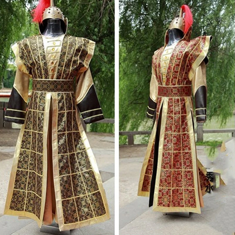 Chinese National Hanfu Yellow Red Ancient China Costume Hanfu Men Clothing Traditional National Tang Suit Stage Costume DWY1139
Chinese National Hanfu Yellow Red Ancient China Costume Hanfu Men Clothing Traditional National Tang Suit Stage Costume DWY1139